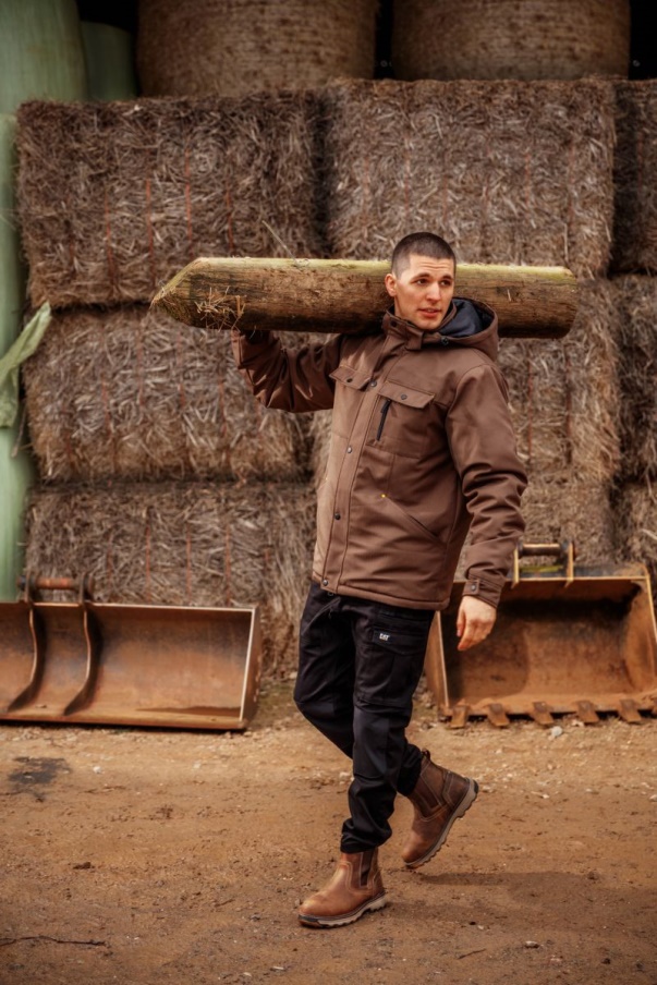 Beige Oscuro Pelton Punta De Acero S1p Hro Sra Bota De Trabajo Caterpillar