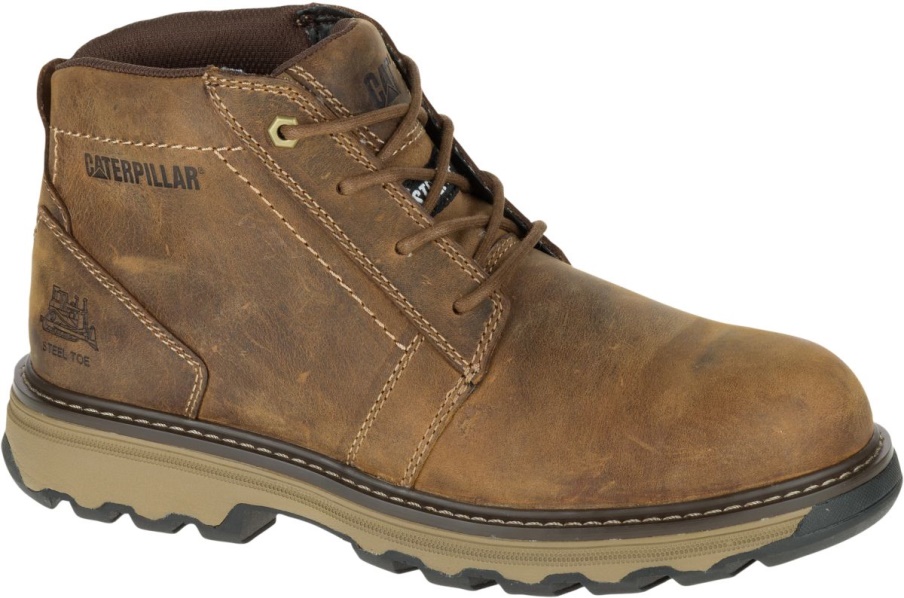 Botas De Trabajo Parker Steel Toe S1p Hrc Sra Beige Oscuro Caterpillar