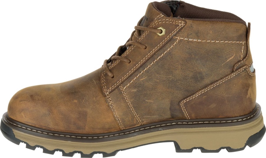 Botas De Trabajo Parker Steel Toe S1p Hrc Sra Beige Oscuro Caterpillar
